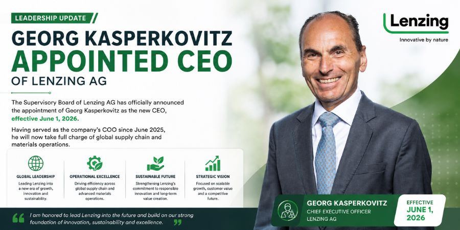 Georg Kasperkovitz Lenzing CEO Appointment Sparks Major 2026 Shift