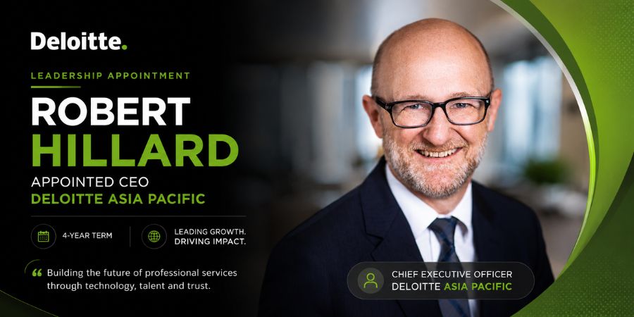 Deloitte Asia Pacific Appoints Robert Hillard as CEO in Major Leadership Shift