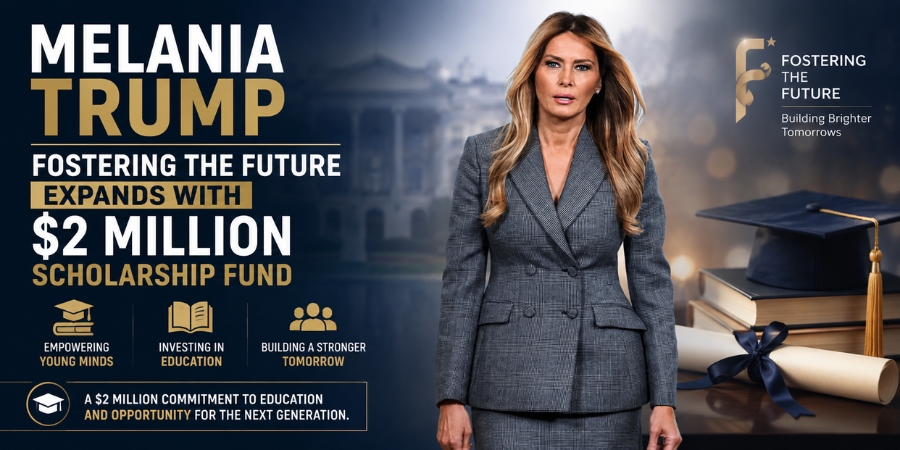 Melania Trump Fostering the Future Expands With $2 Million Scholarship Fund