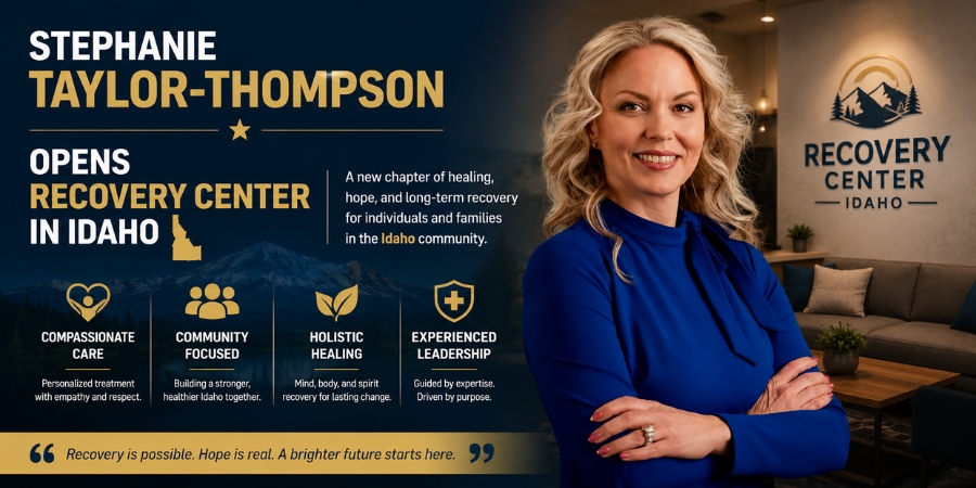 Stephanie Taylor-Thompson Opens Recovery Center in Idaho